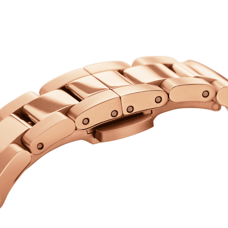 Daniel Wellington Iconic Link 36 Rose Gold & White Watch Watches Daniel Wellington 