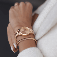 Daniel Wellington Iconic Link Unitone 28 Rose Gold Watch Watches Daniel Wellington 