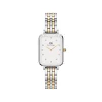 Daniel Wellington Quadro Lumine 20x26 5-Link Gold & Silver White Watch Watches Daniel Wellington 