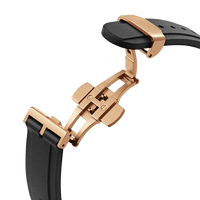 Daniel Wellington Iconic Motion 40 Rose Gold & Black Watch Watches Daniel Wellington 