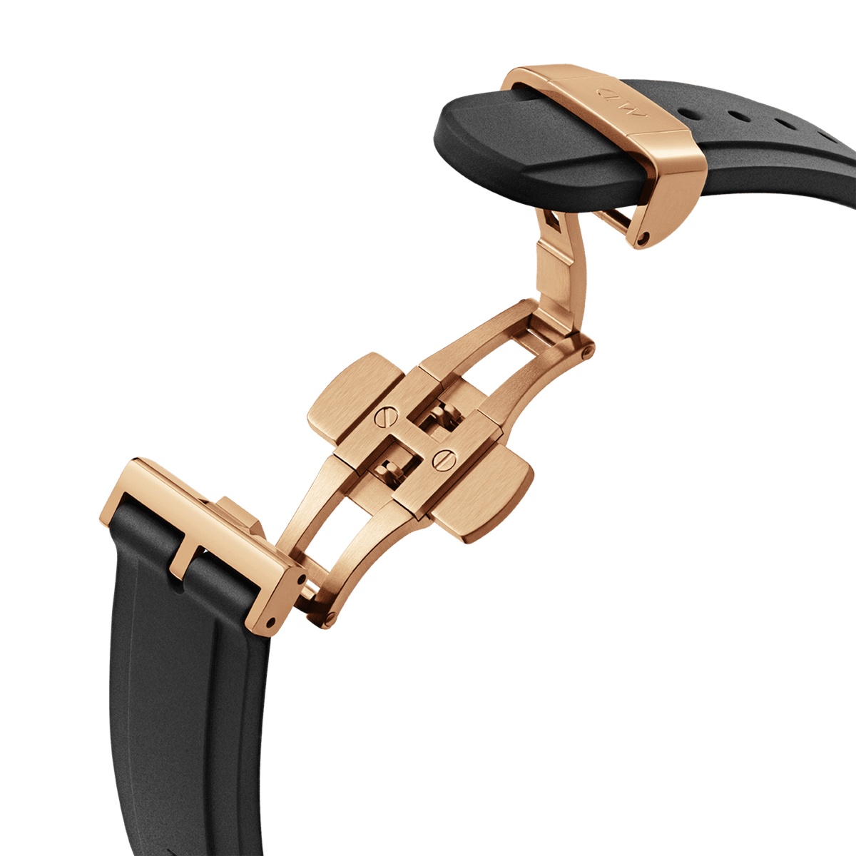 Daniel Wellington Iconic Motion 40 Rose Gold & Black Watch Watches Daniel Wellington 