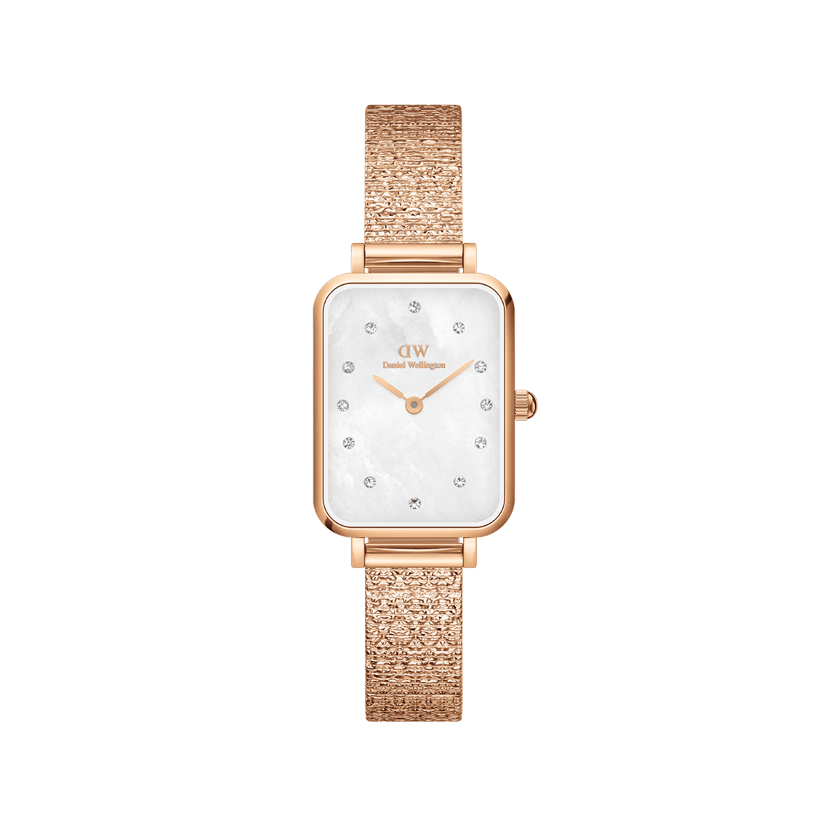 Daniel Wellington Quadro 20x26 Lumine Rose Gold Mother of Pearl White Watch Watches Daniel Wellington 