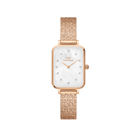 Daniel Wellington Quadro 20x26 Lumine Rose Gold Mother of Pearl White Watch Watches Daniel Wellington 