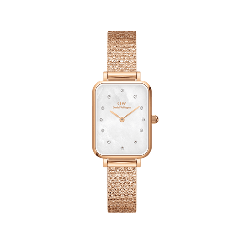 Daniel Wellington Quadro 20x26 Lumine Rose Gold Mother of Pearl White Watch Watches Daniel Wellington 