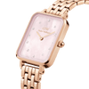 Daniel Wellington Quadro Lumine 20x26 5-Link Rose Gold & Mother of Pearl Pink Watch Watches Daniel Wellington 