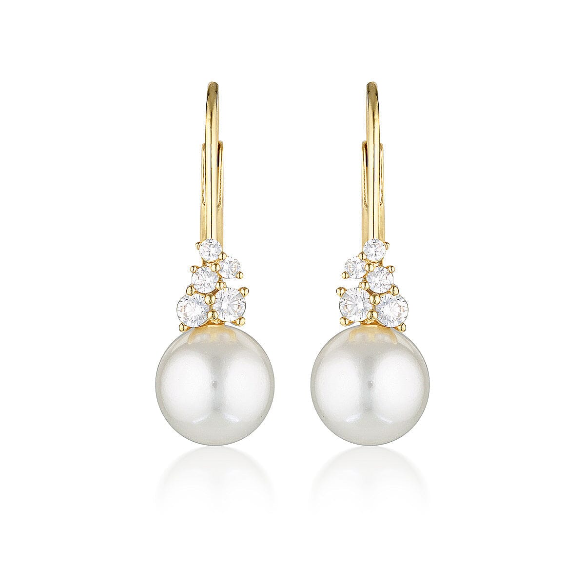 GEORGINI RED CARPET GOVENORS EARRINGS GOLD Bevilles Jewellers 