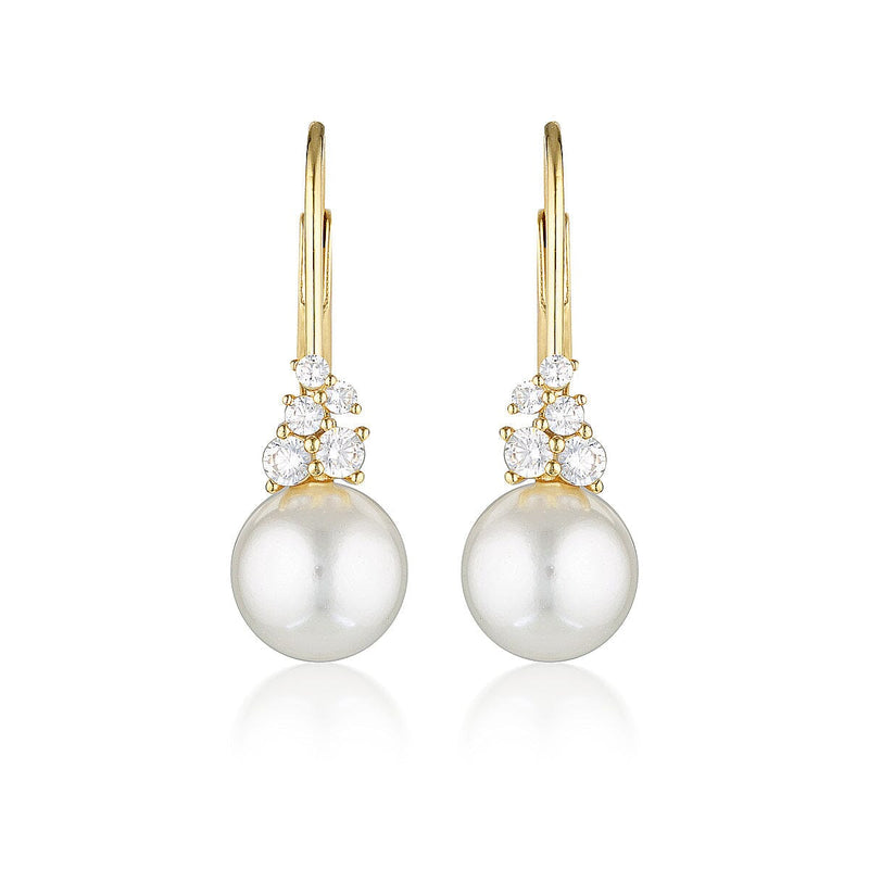 GEORGINI RED CARPET GOVENORS EARRINGS GOLD Bevilles Jewellers 