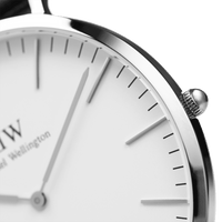Daniel Wellington Classic 40 Sheffield Silver & White Watch Watches Daniel Wellington 