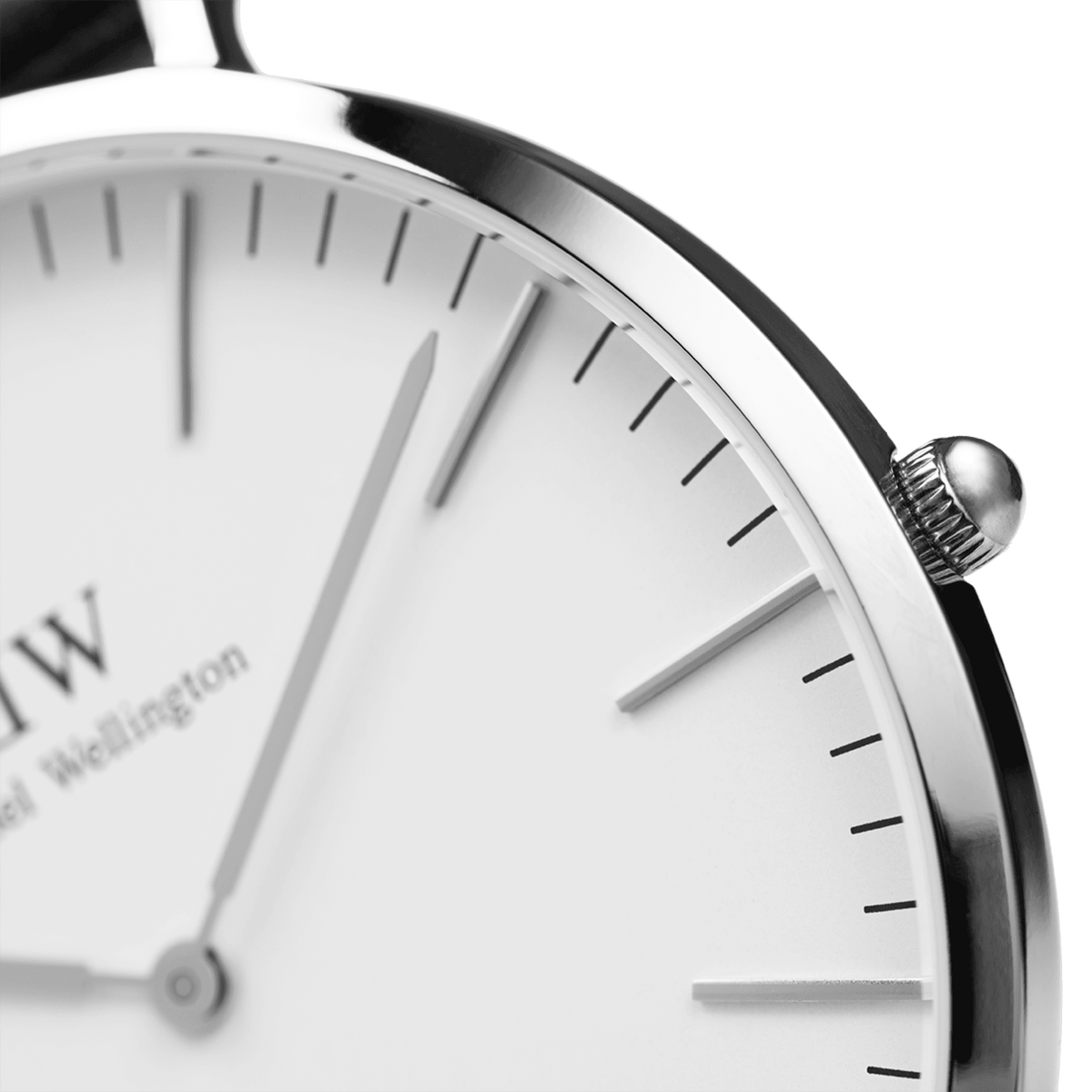 Daniel Wellington Classic 40 Sheffield Silver & White Watch Watches Daniel Wellington 