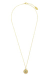 OPAL GLOW BLUE CREATED OPAL HAMSA MEDALION GOLD Bevilles Jewellers 