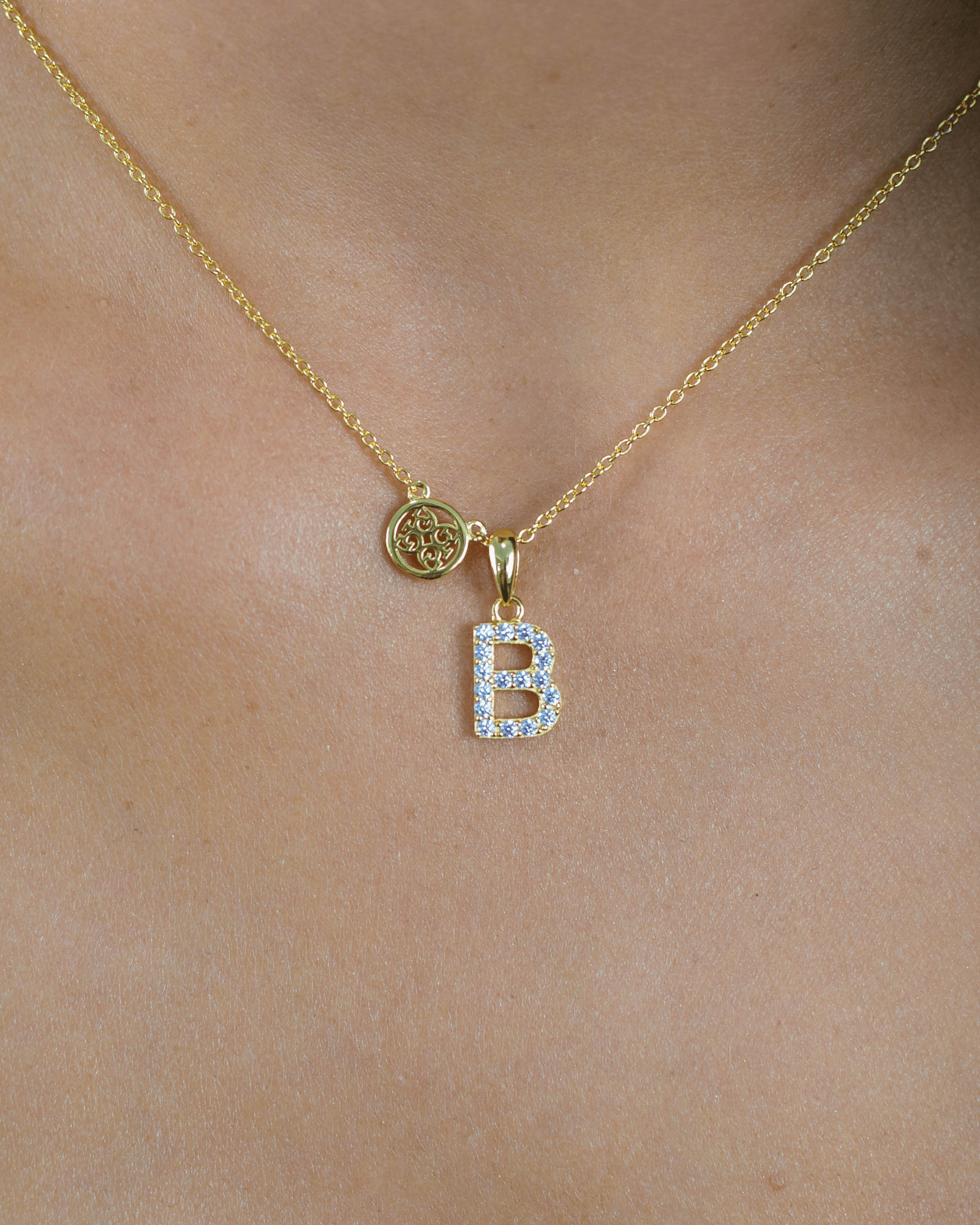 LUXURY LETTERS B INITIAL PENDANT GOLD Pendants Georgini 