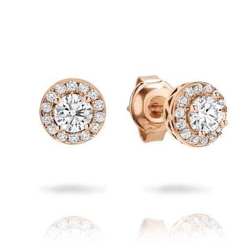 PETITE ROSE GOLD EARRINGS Bevilles Jewellers 