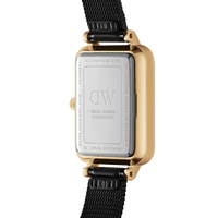 Daniel Wellington Quadro 20X26 Pressed Ashfield Gold & White Watch Watches Daniel Wellington 