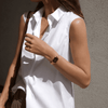 Daniel Wellington Quadro 20X26 Pressed Melrose Rose Gold & Black Watch Watches Daniel Wellington 
