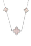 SYDNEY SOIRÉE FAIRWATER MOTHER OF PEARL DELUXE NECKLACE SILVER Bevilles Jewellers 