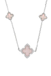 SYDNEY SOIRÉE FAIRWATER MOTHER OF PEARL DELUXE NECKLACE SILVER Bevilles Jewellers 