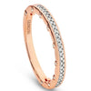 Georgini-Vienna Rose Gold Cubic Zirconia Ring Bevilles Jewellers 