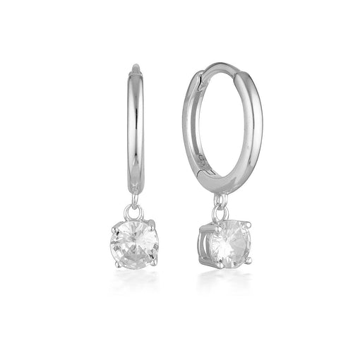 Georgini Silver Bria Hoop Bevilles Jewellers 