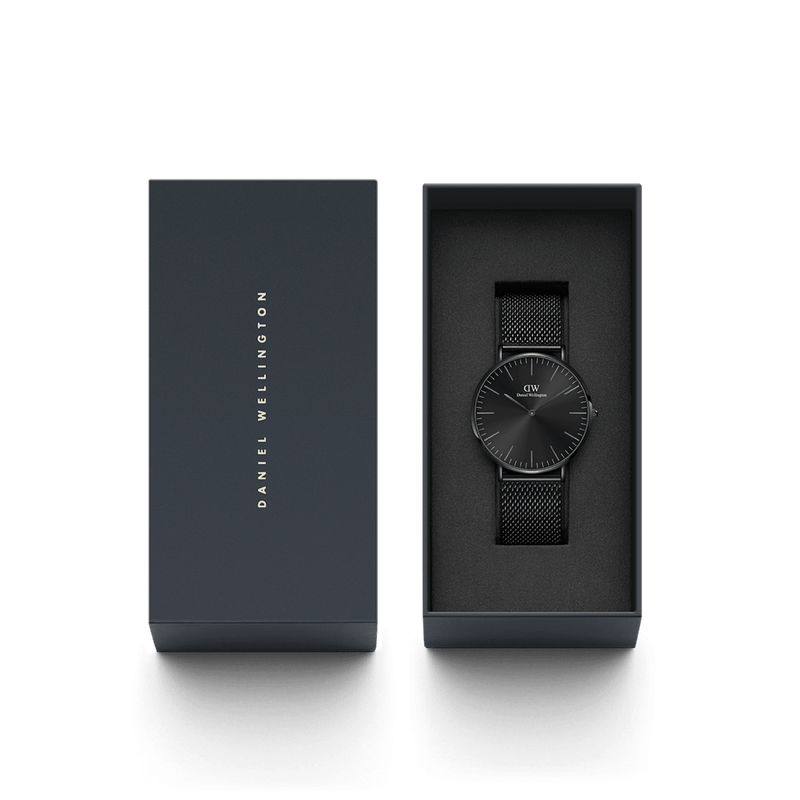 Daniel Wellington Classic 40 Ashfield Black Onyx Watch Watches Daniel Wellington 