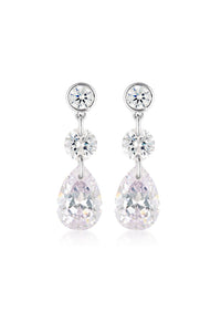 MIRAGE AUGUSTA EARRINGS SILVER Bevilles Jewellers 