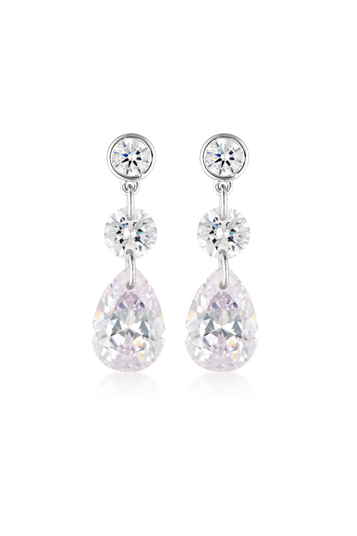 MIRAGE AUGUSTA EARRINGS SILVER Bevilles Jewellers 
