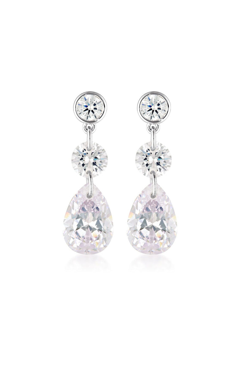 MIRAGE AUGUSTA EARRINGS SILVER Bevilles Jewellers 