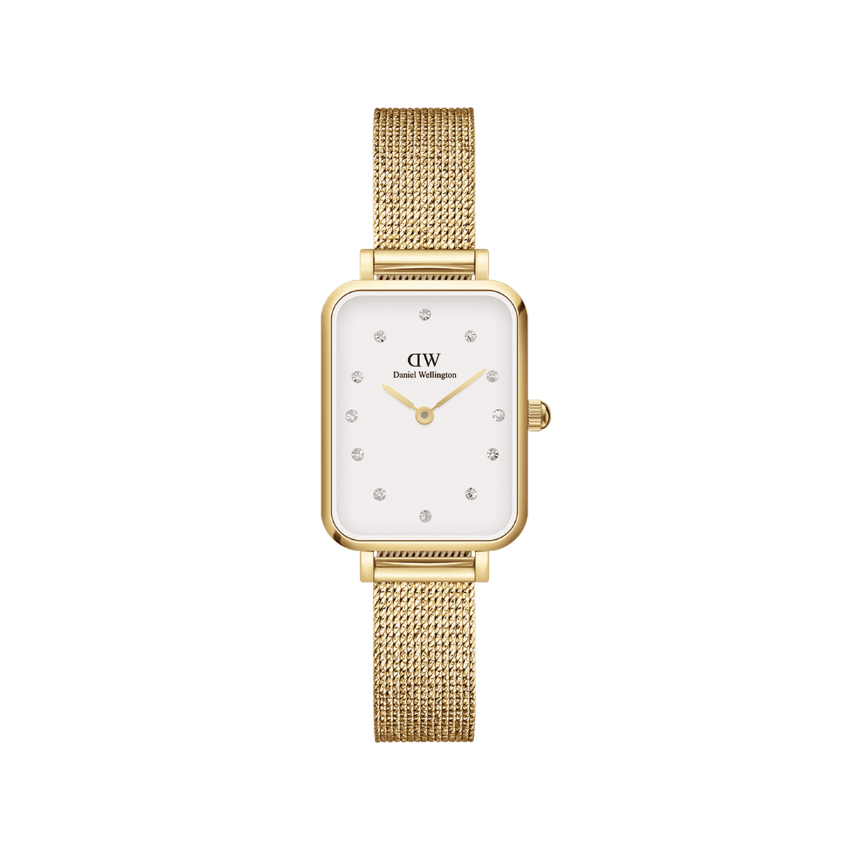 Daniel Wellington Quadro 20X26 Pressed Evergold Lumine Gold & White Watch Watches Daniel Wellington 