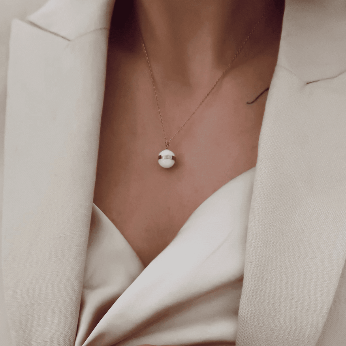 Daniel Wellington Aspiration Necklace Rose Gold Necklaces Daniel Wellington 