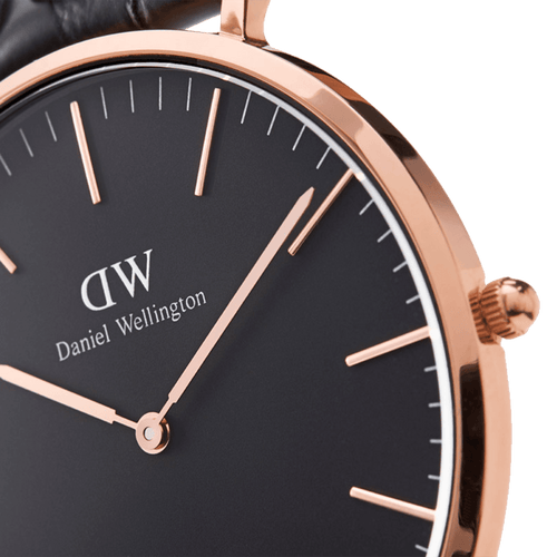 Daniel Wellington Classic 40 Bristol Rose Gold & Black Watch Watches Daniel Wellington 