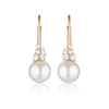 GEORGINI RED CARPET GOVENORS EARRINGS ROSE GOLD Bevilles Jewellers 