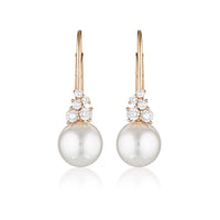 GEORGINI RED CARPET GOVENORS EARRINGS ROSE GOLD Bevilles Jewellers 