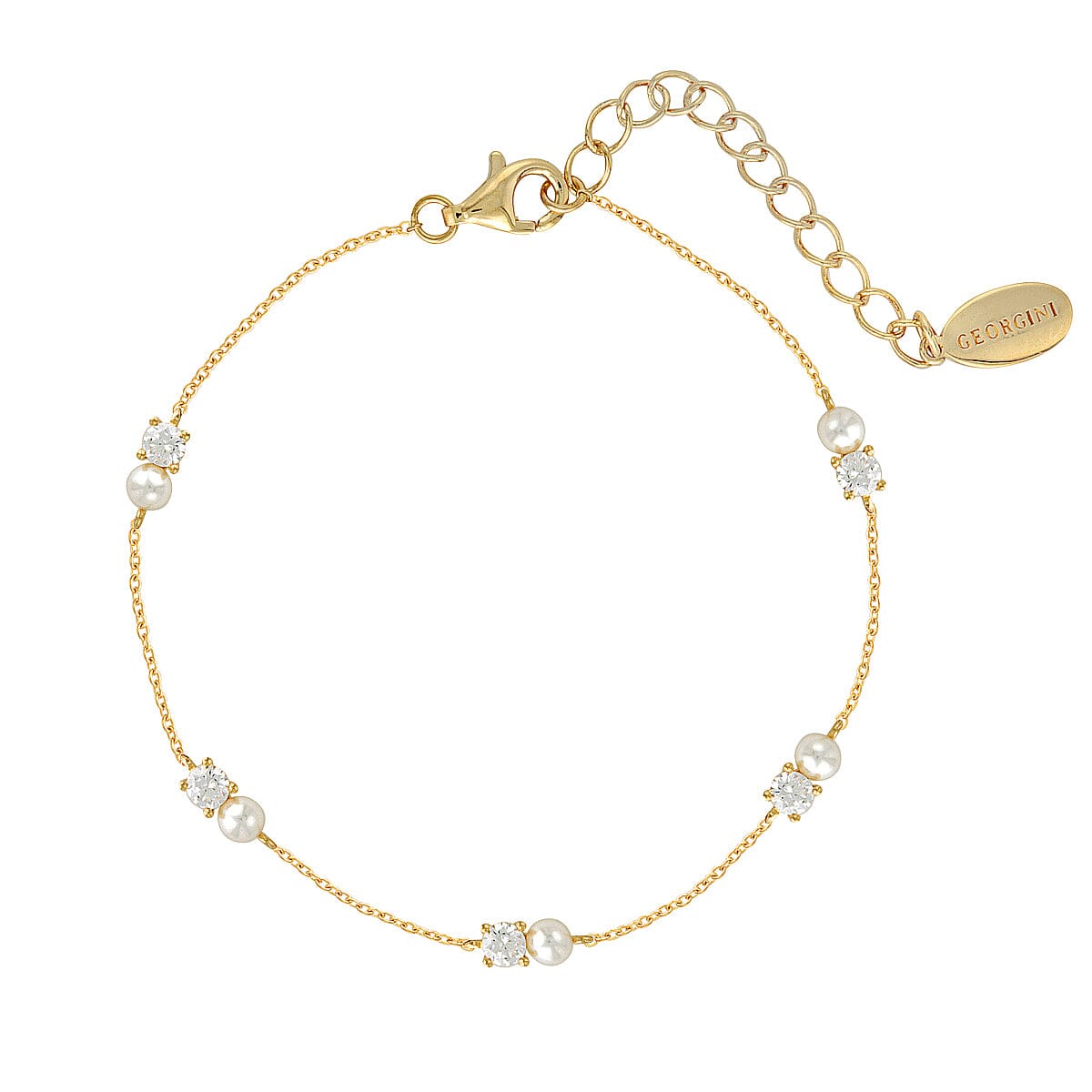 NOEL NIGHTS SNOW DROP BRACELET GOLD Bracelets Georgini 