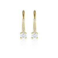 GEORGINI RED CARPET VENICE EARRINGS GOLD Bevilles Jewellers 