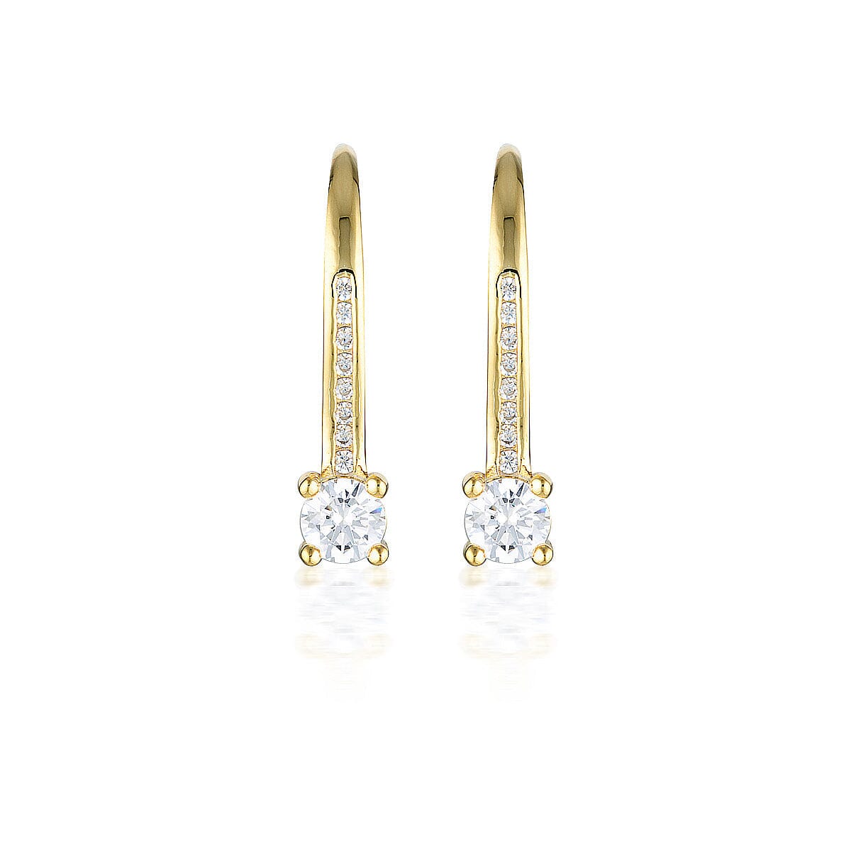 GEORGINI RED CARPET VENICE EARRINGS GOLD Bevilles Jewellers 