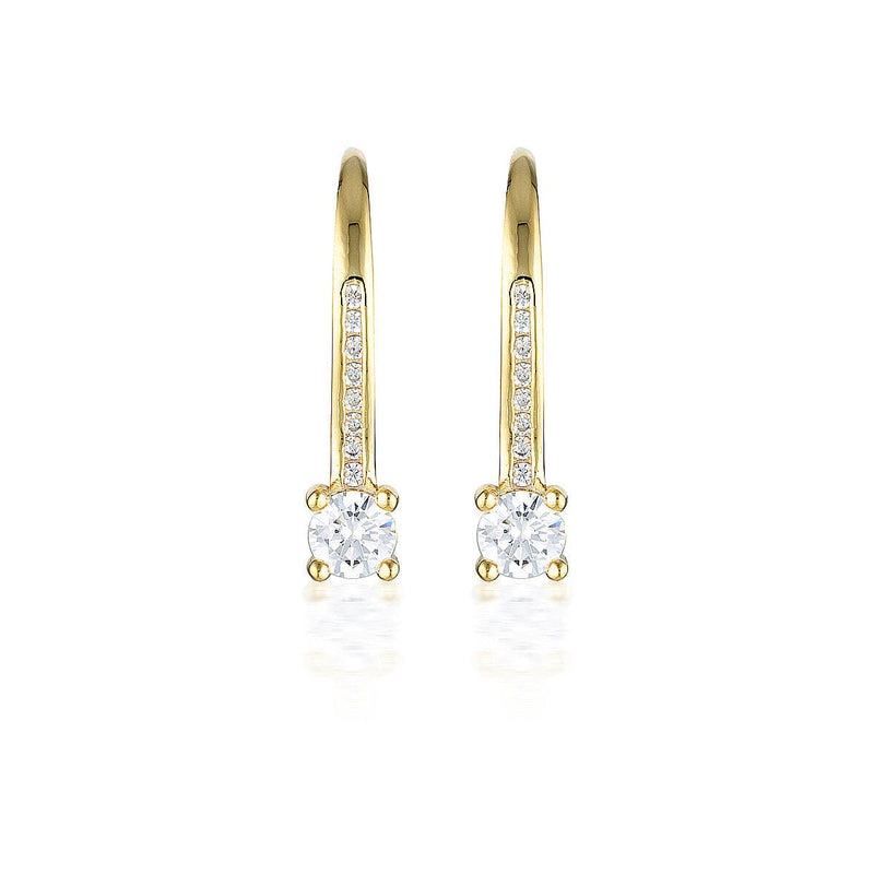 GEORGINI RED CARPET VENICE EARRINGS GOLD Bevilles Jewellers 