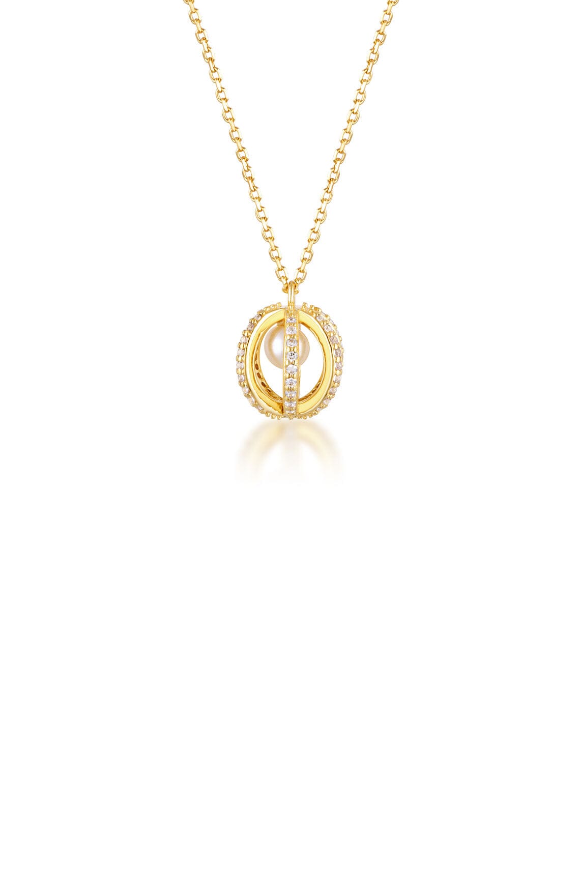 MAJESTY FRESHWATER PEARL PENDANT GOLD Bevilles Jewellers 
