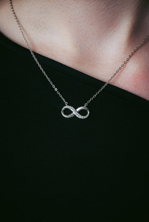 FOREVER INFINTY PENDANT - SILVER Bevilles Jewellers 