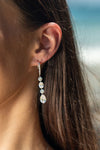 MIRAGE OLGA EARRINGS SILVER Bevilles Jewellers 