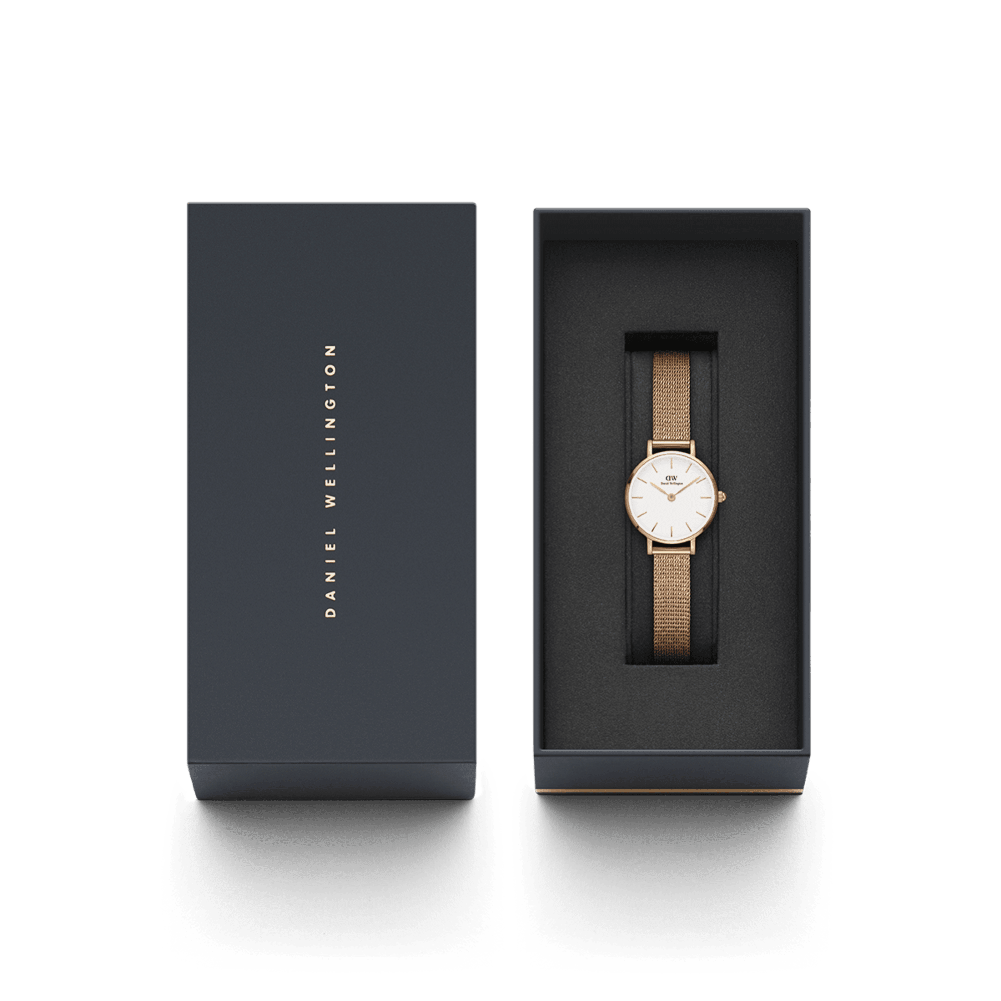 Daniel Wellington Petite 24 Pressed Melrose Rose Gold & White Watch Watches Daniel Wellington 
