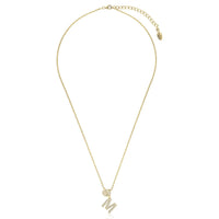 LUXURY LETTERS M INITIAL PENDANT GOLD Pendants Georgini 