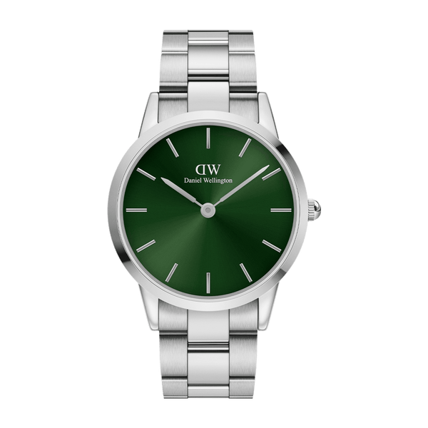Daniel Wellington Iconic Link Emerald 40 Silver Green Watch