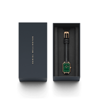 Daniel Wellington Quadro 20X26 Pressed Sheffield Rose Gold & Green Watch Watches Daniel Wellington 