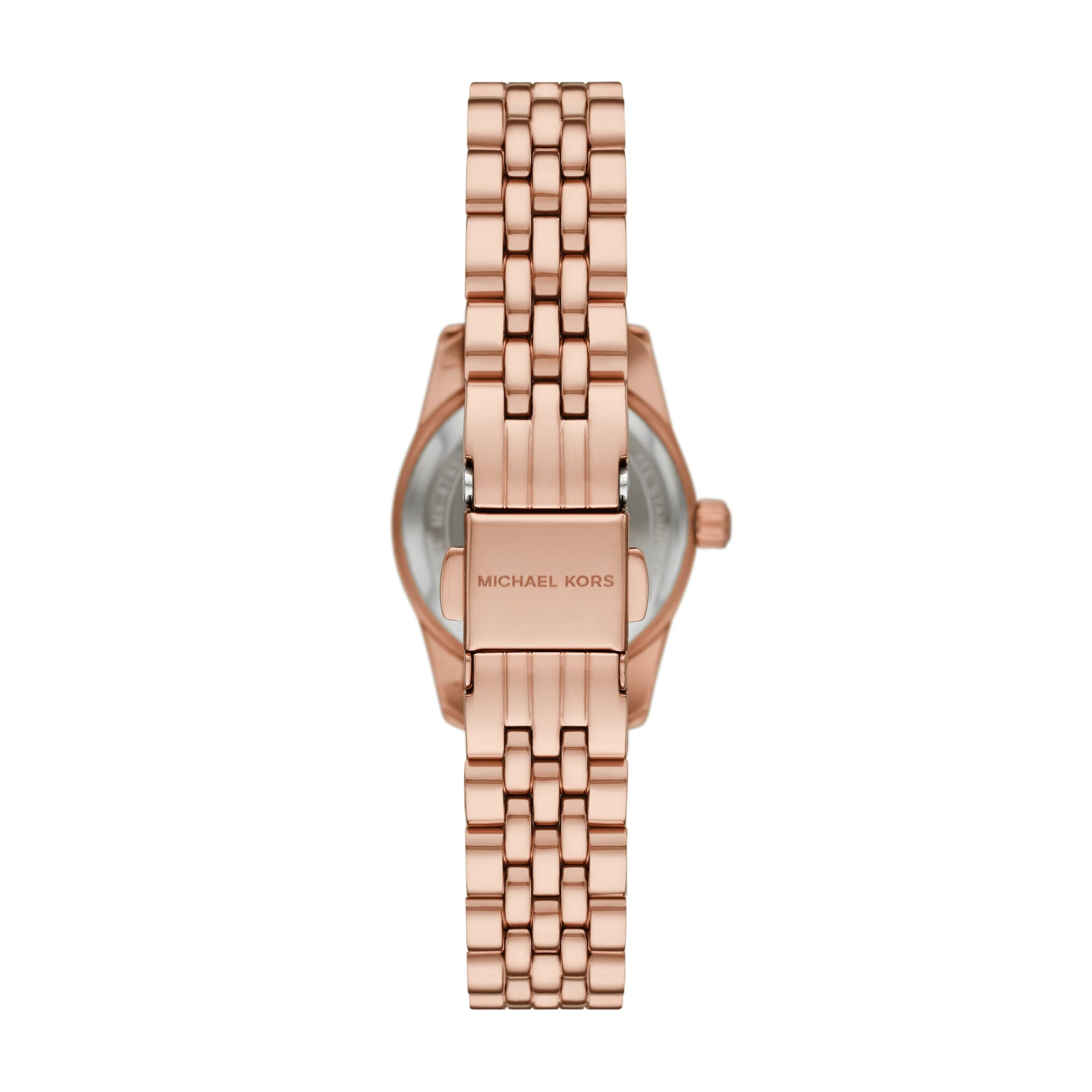 Michael Kors Lexington Three Hand Rose Gold Tone Stainless Steel Watch MK4739 Watches Michael Kors 