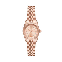 Michael Kors Lexington Three Hand Rose Gold Tone Stainless Steel Watch MK4739 Watches Michael Kors 