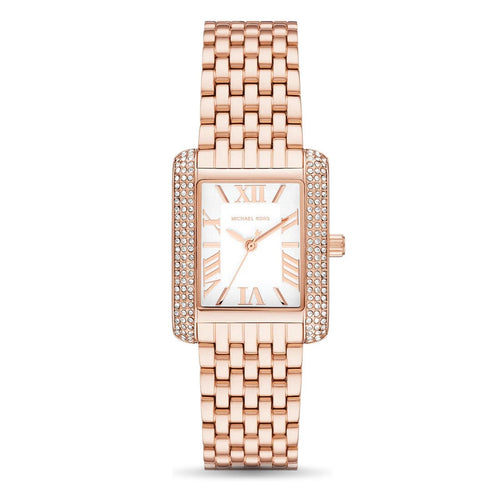 Michael Kors Emery Three Hand Rose Gold Tone Stainless Steel Watch MK4743 Watches Michael Kors 