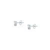 Chiara Ferragni Diamond Heart White Heart Earrings Chiara Ferragni 