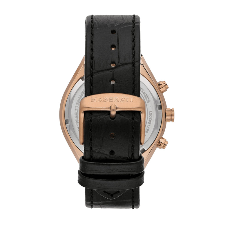 Maserati Stile Black Chronograph Watch Watches Maserati 