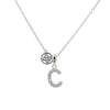 LUXURY LETTERS C INITIAL PENDANT SILVER Pendants Georgini 