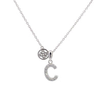 LUXURY LETTERS C INITIAL PENDANT SILVER Pendants Georgini 