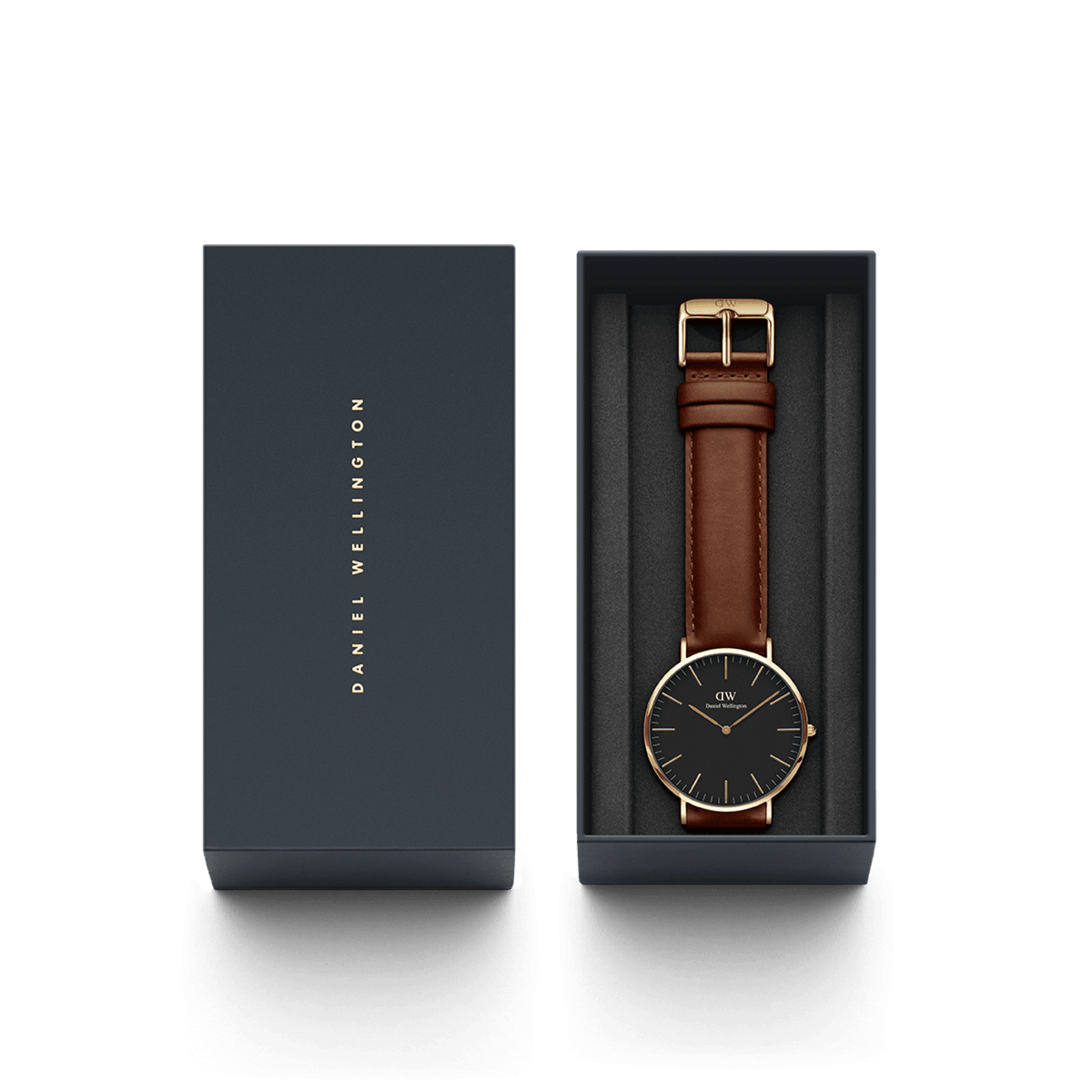 Daniel Wellington Classic 40 St Mawes Gold & White Watch Watches Daniel Wellington 